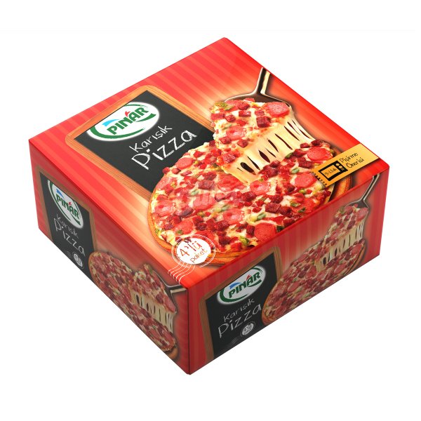 Pınar Karışık Pizza 4'lü 600 G