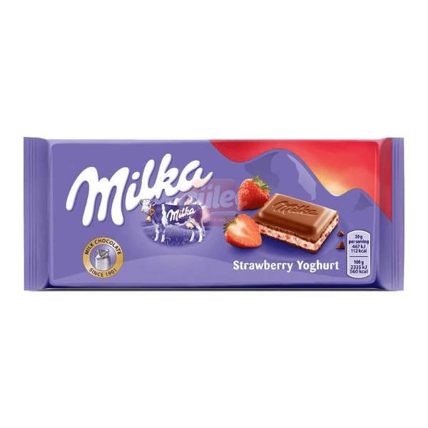 Milka Strawberry Çilekli Çikolata 100 G