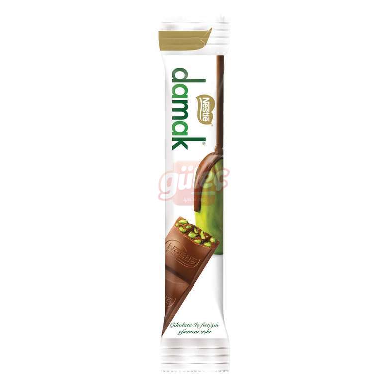 Nestle Damak Antep Fıstıklı Sütlü Stick Çikolata 18 G