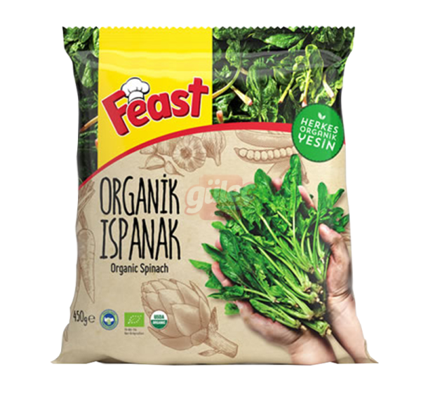 Feast Organik Ispanak 450 G