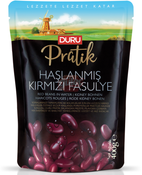 Duru Pratik Haşlanmış Kırmızı Fasulye 400 G
