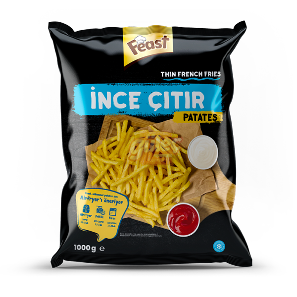 Feast Parmak Patates İnce Çıtır 7x7 1000 G