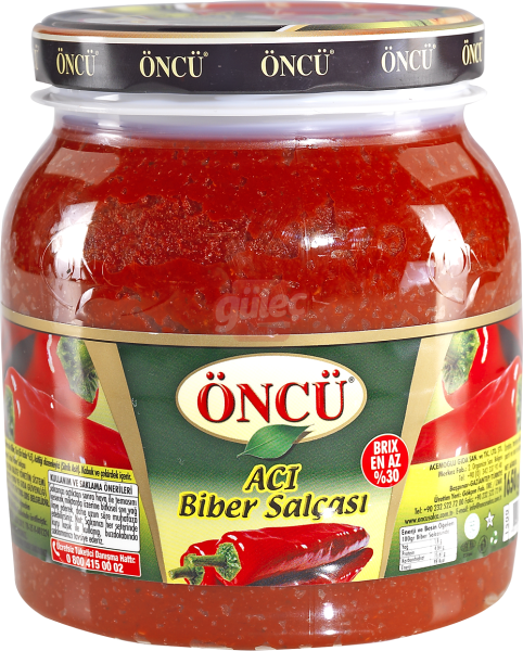 Öncü Acı Biber Salçası 1650 G