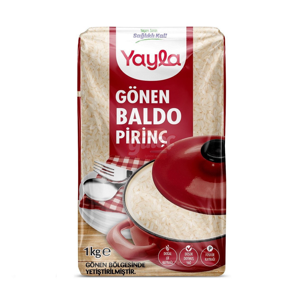 Yayla Gönen Bölgesi Baldo Pirinç 1 Kg