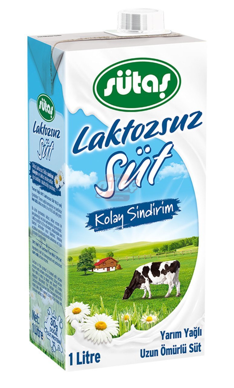 Sütaş Laktozsuz Süt 1 L