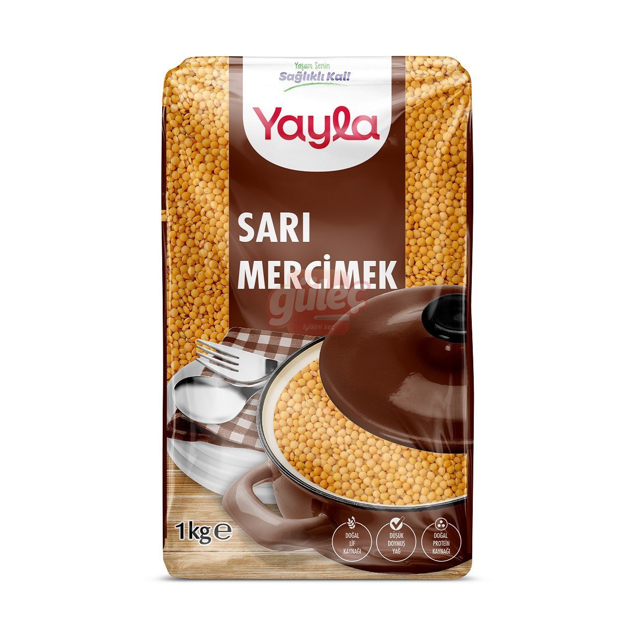 Yayla Sarı Mercimek 1 Kg