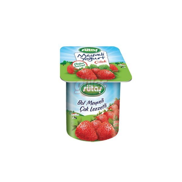 Sütaş Çilekli Yoğurt 115 G