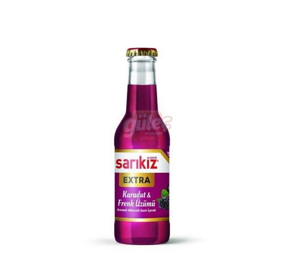 Sarıkız Karadut-Frenk Üzümü Aromalı Maden Suyu 200 Ml