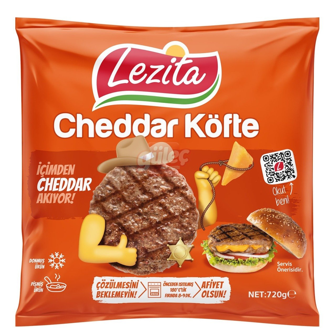 Lezita Cheddar Dolgulu Köfte 720 G