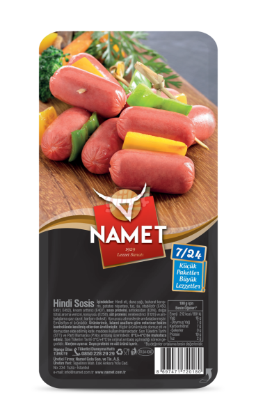 Namet 7/24 Hindi Sosis 140 G