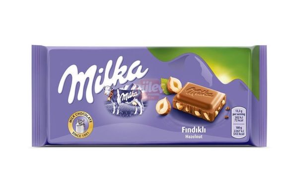 Milka Fındıklı Çikolata 80 G