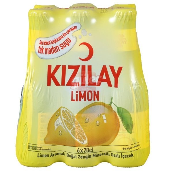 Kızılay Maden Suyu Limon Aromalı 6x200 Ml