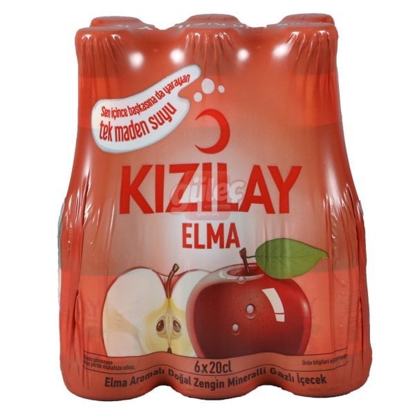 Kızılay Maden Suyu Elma Aromalı 6x200 Ml