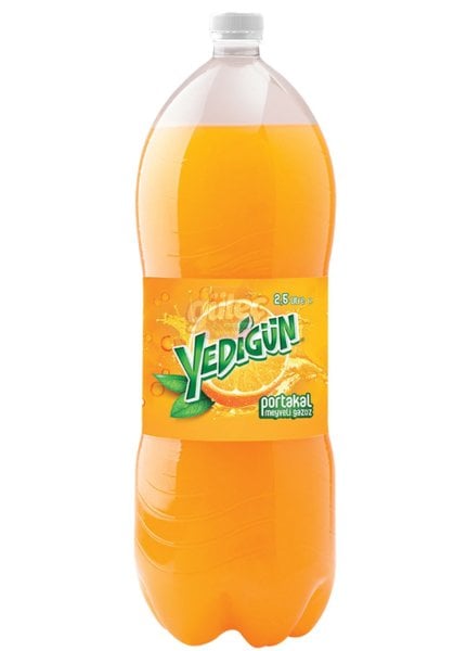 Yedigün Portakal Aromalı Gazlı İçecek 2,5 L
