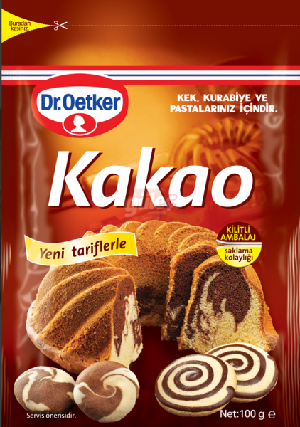 Dr.Oetker Kakao Kilitli Ambalaj 100 G