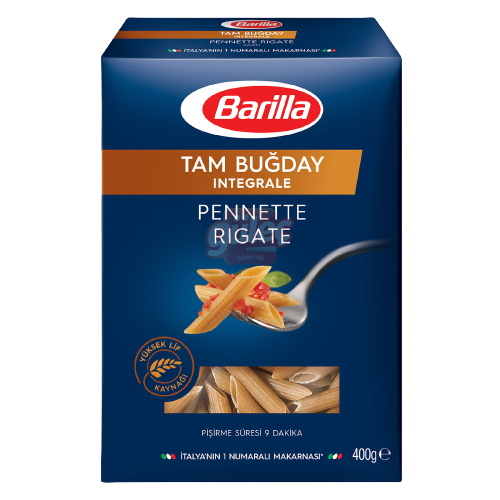 Barilla Tam Buğday Kalem Makarna 400 G