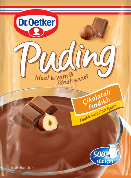 Dr.Oetker Çikolatalı Fındıklı Puding 102 G