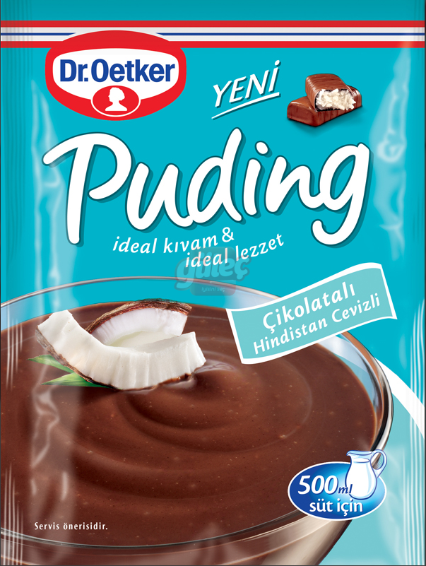 Dr.Oetker Çikolatalı Hindistan Cevizli Puding 100 G