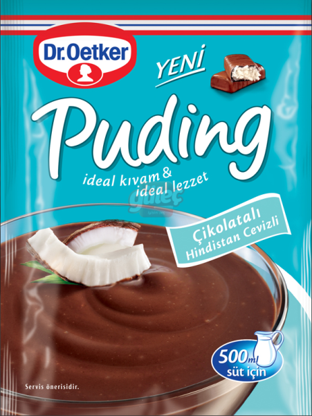 Dr.Oetker Çikolatalı Hindistan Cevizli Puding 100 G