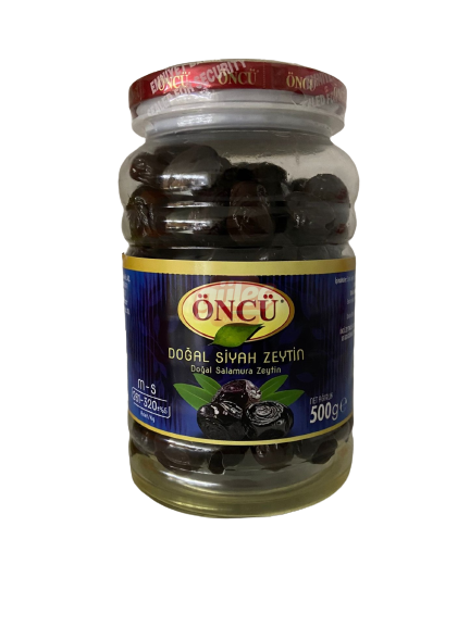 Öncü Doğal Siyah Zeytin 500 G