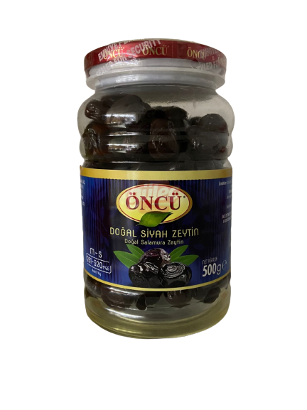 Öncü Doğal Siyah Zeytin 500 G