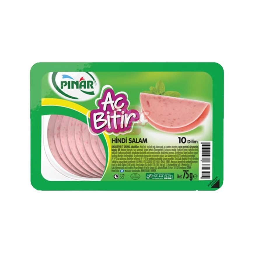 Pınar Aç Bitir Hindi Salam 10 Dilim 75 G