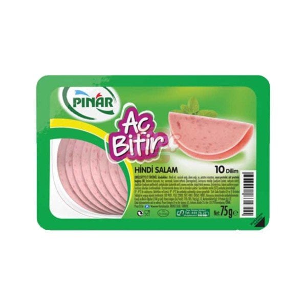 Pınar Aç Bitir Hindi Salam 10 Dilim 75 G