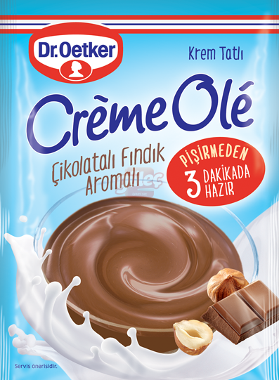 Dr.Oetker Creme Ole Çikolatalı Fındık Aromalı 125 G