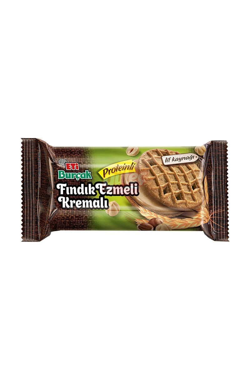 Eti Burçak Fındık Ezmeli Proteinli Bisküvi 175 G