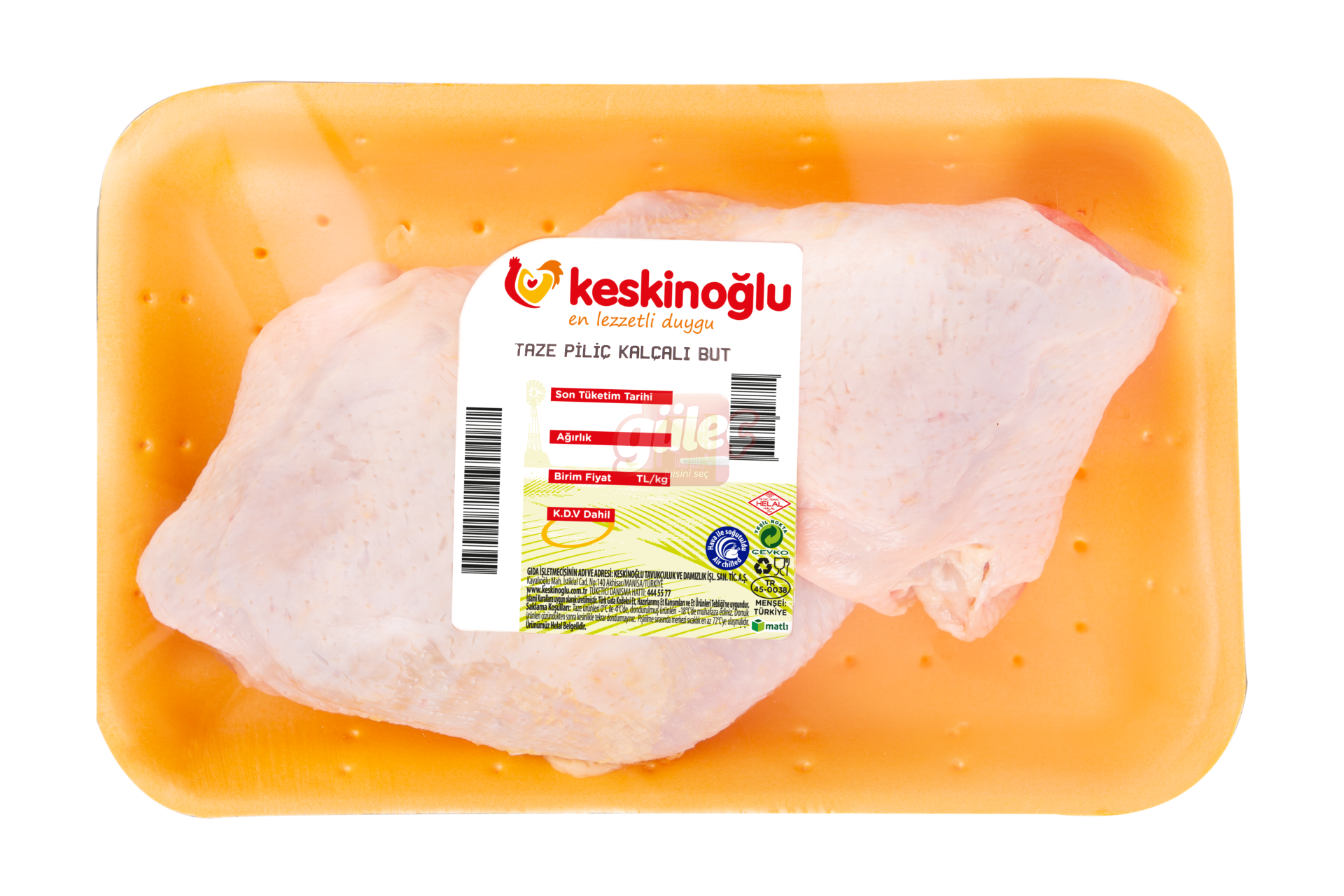 Keskinoğlu Tabaklı Kalçalı But Kg
