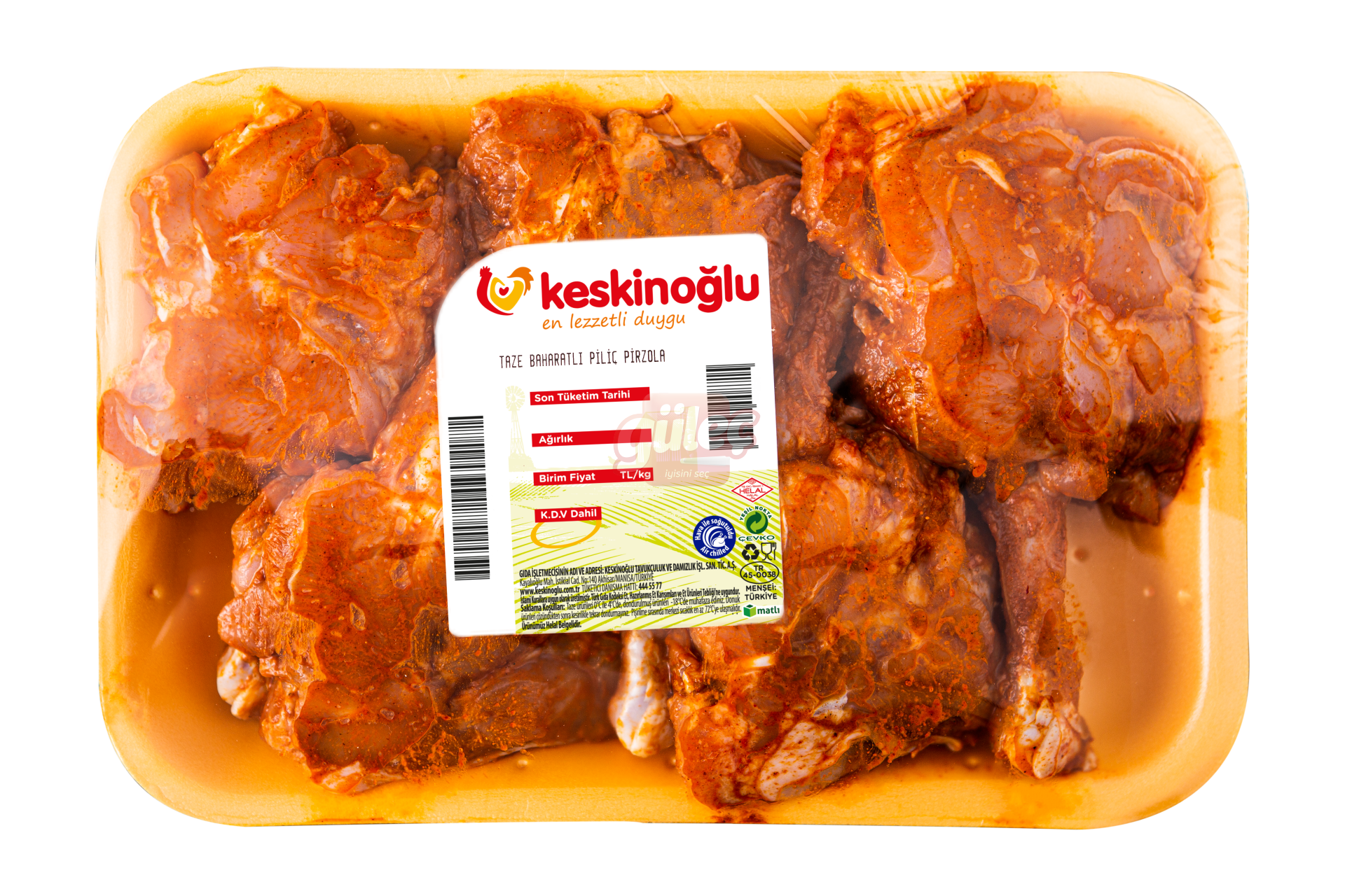 Keskinoğlu Tabaklı Soslu But Pirzola Kg