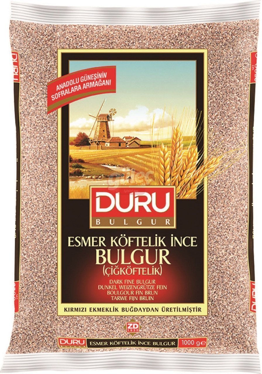 Duru Esmer Çiğ Köftelik Bulgur 1 Kg