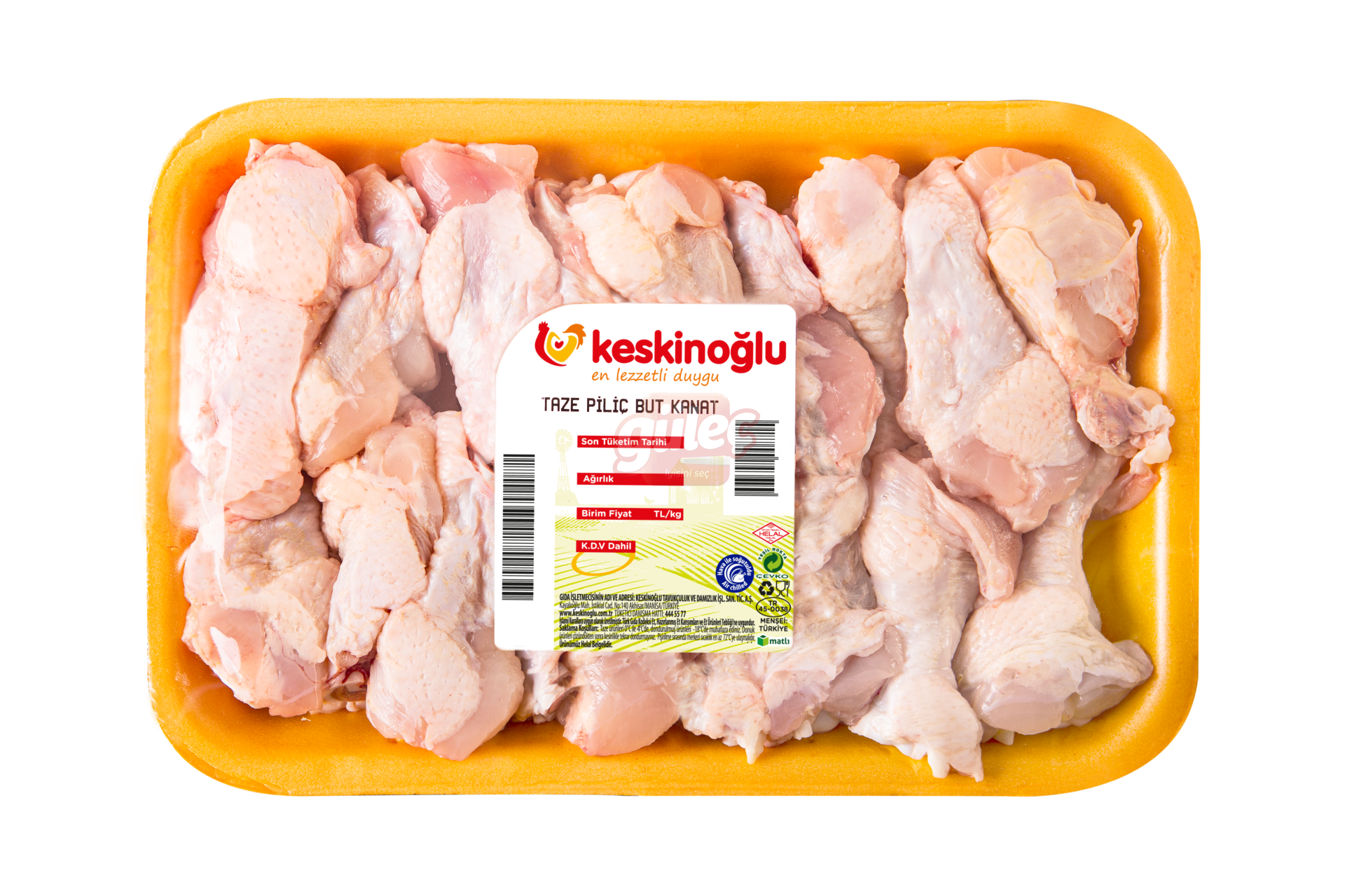 Keskinoğlu Tabaklı Kök Kanat (Kanat İncik) Kg