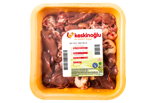 Keskinoğlu Tabaklı Ciğer 450 G (Sabit Gramaj - Adetli Satış)