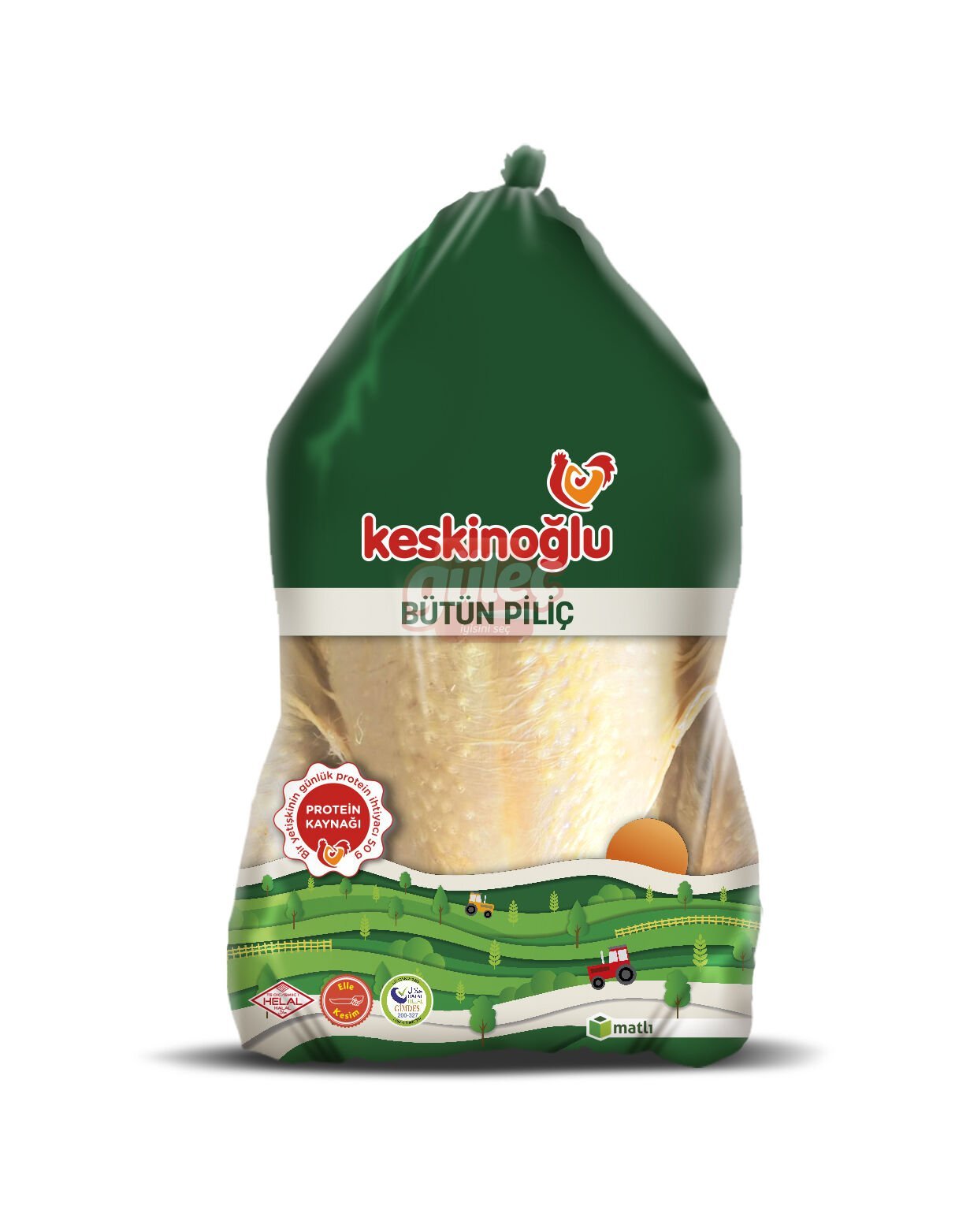 Keskinoğlu Poşetli Bütün Piliç Kg
