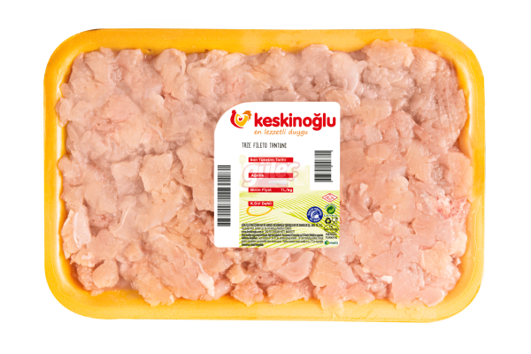 Keskinoğlu Tabaklı Tantunlik Fileto (Doğranmış Kemiksiz Göğüs Eti) Kg