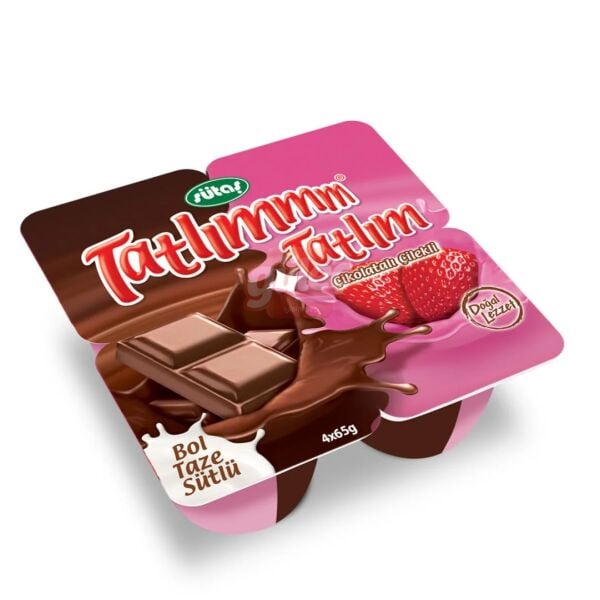 Sütaş Tatlım Çikolatalı Çilekli 4 x 60 G