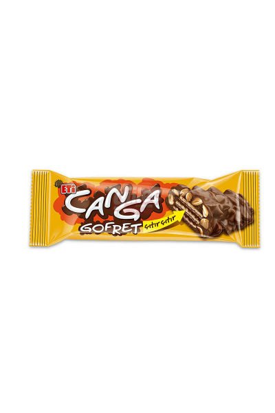 Eti Canga Yer Fıstığı Kaplamalı Çıtır Gofret 34 G
