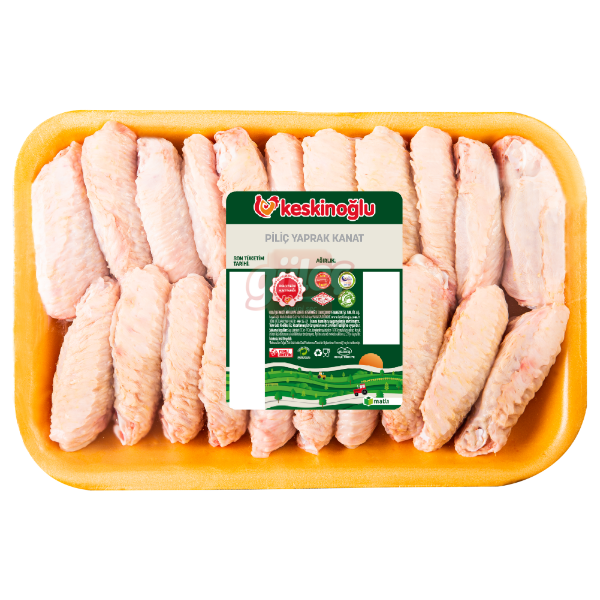 Keskinoğlu Tabaklı Yaprak Kanat (Badem Kanat) Kg