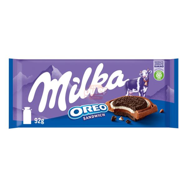 Milka Oreo Sandwich Kakaolu Bisküvili Çikolata 92 G