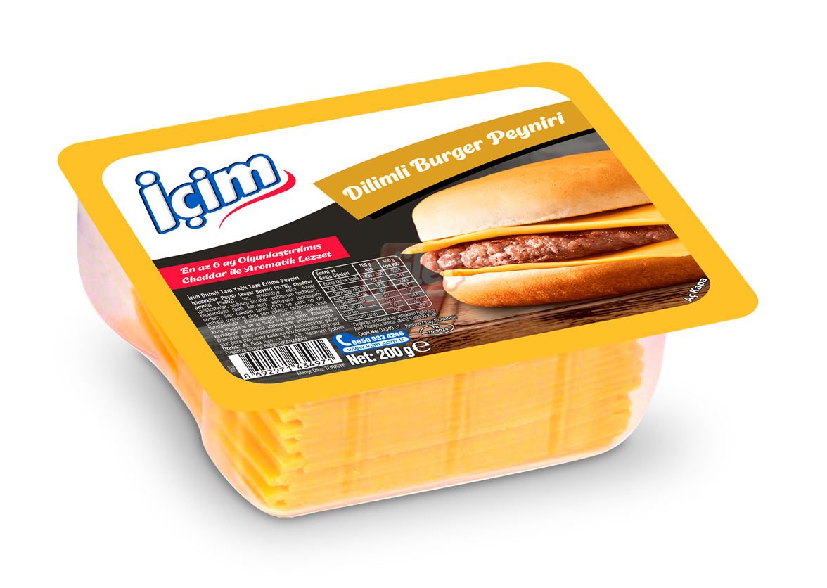İçim Dilimli Burger Peyniri 200 G