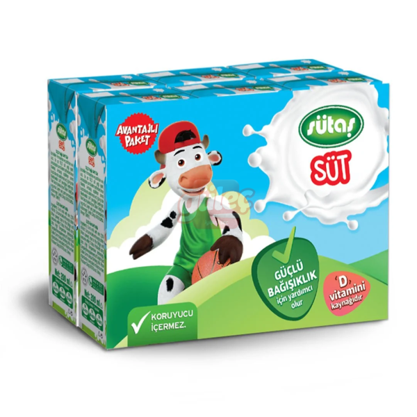 Sütaş %2,5 Yağlı Süt 6x180 Ml