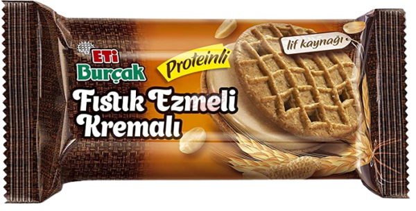Eti Burçak Fıstık Ezmeli Proteinli Bisküvi 158 G
