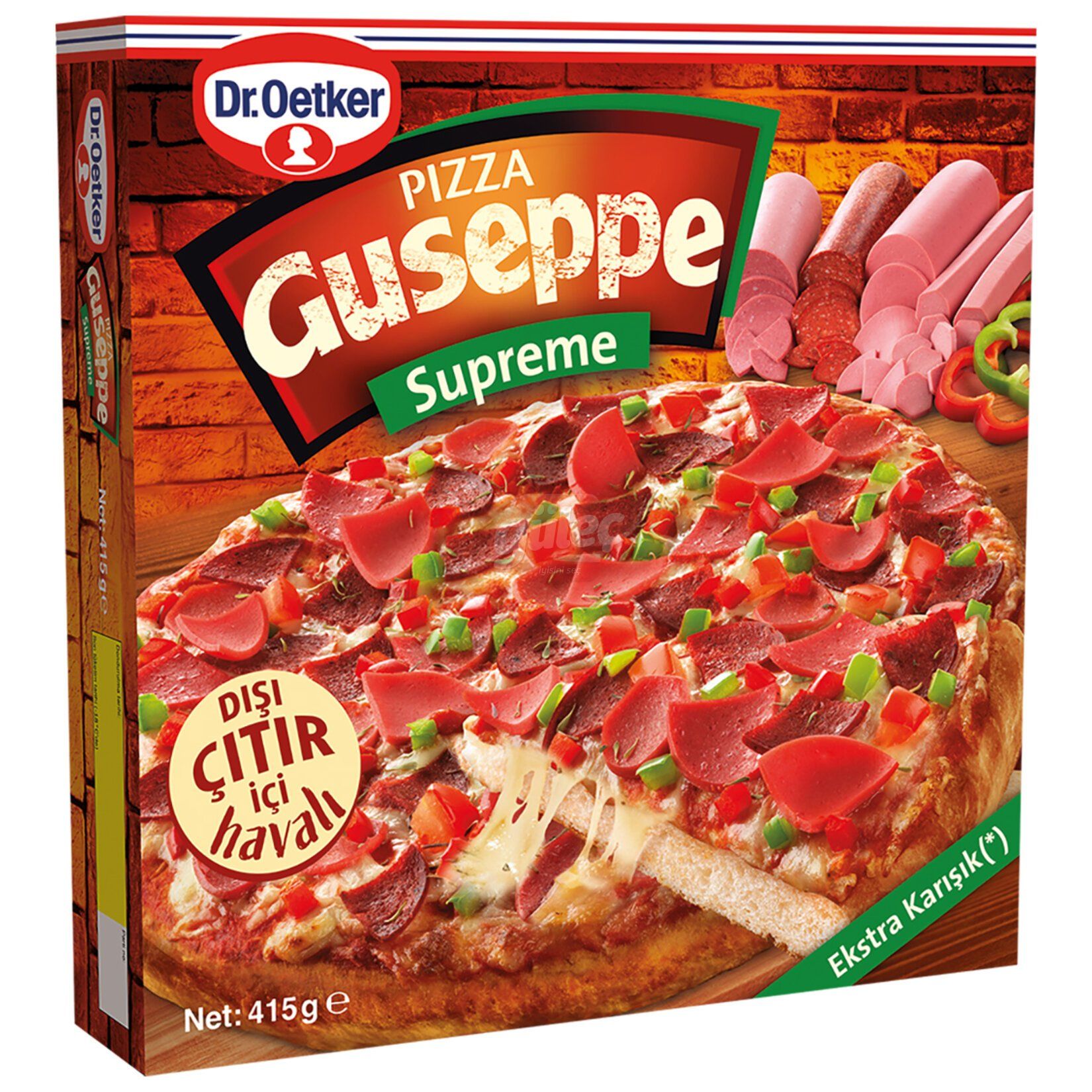 Dr.Oetker Guseppe Supreme Extra Karışık Pizza 415 G