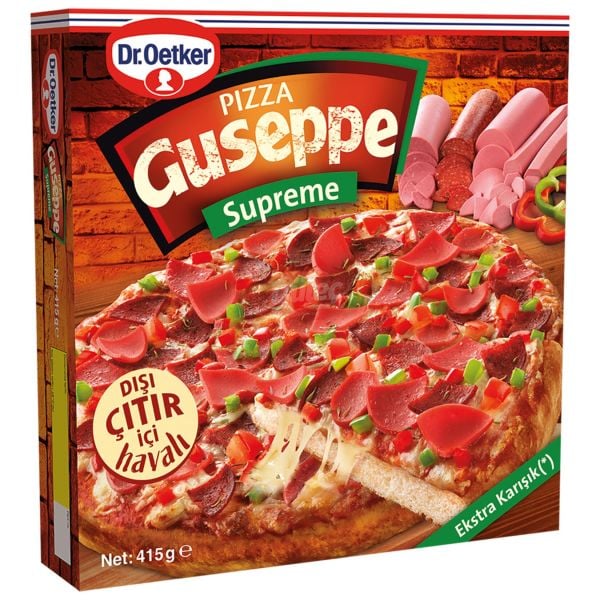 Dr.Oetker Guseppe Supreme Extra Karışık Pizza 415 G
