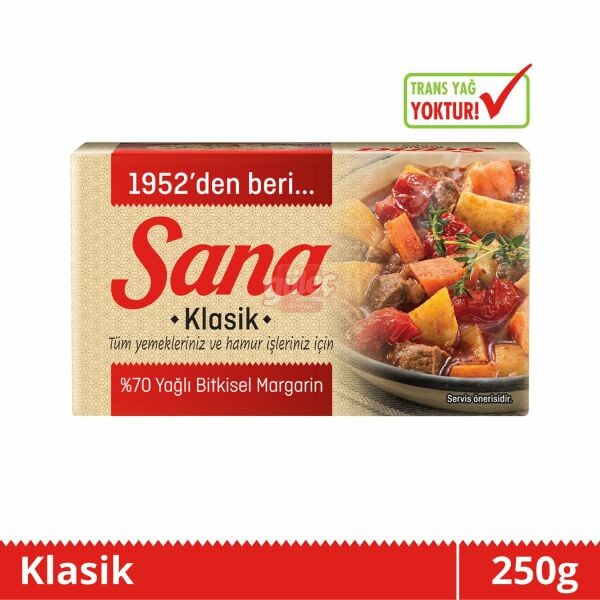 Sana Klasik Paket Margarin 250 G