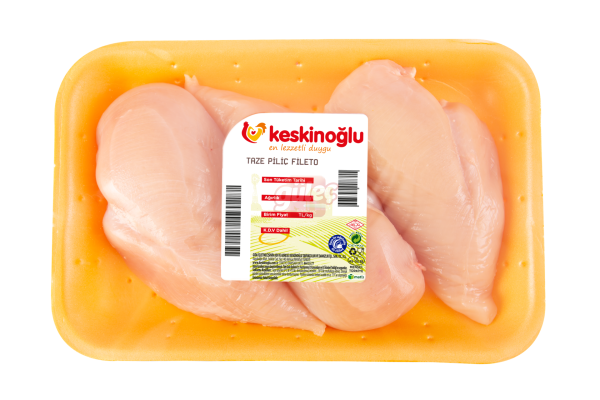 Keskinoğlu Tabaklı Fileto (Kemiksiz Göğüs) Kg