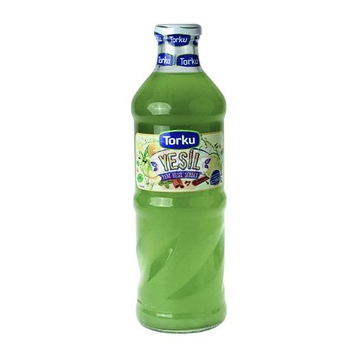 Torku Cam Şişe Yeşil Şerbet 1 L