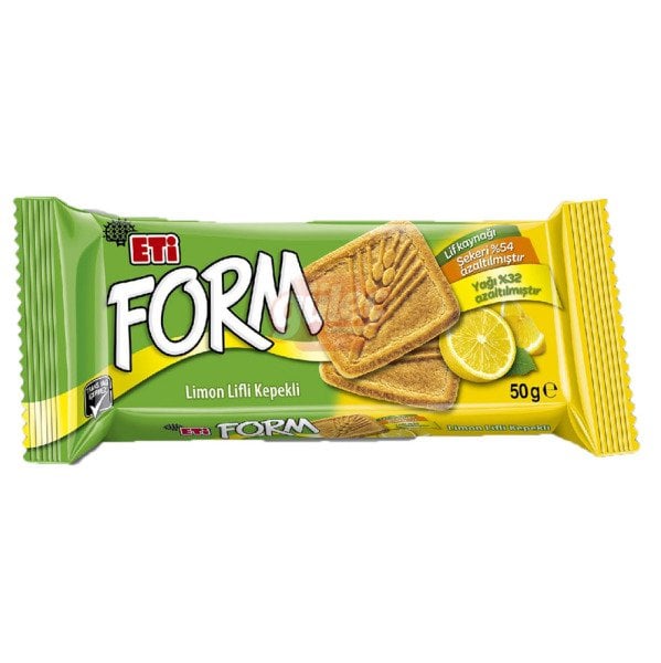 Eti Form Limon Lifli Kepekli Bisküvi 50 G