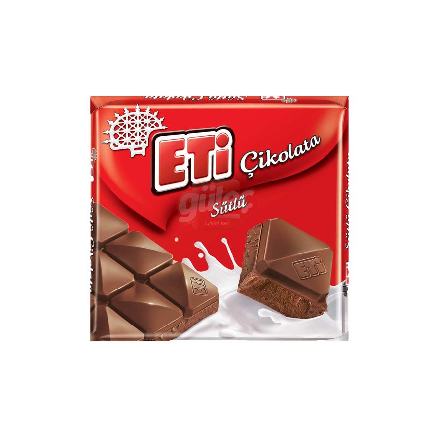 Eti Sütlü Kare Çikolata 65 G